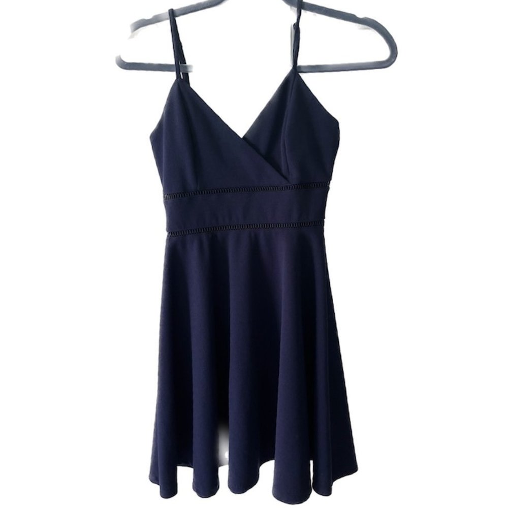Francescas Collection Jun&Ivy Navy Blue Mini Dress